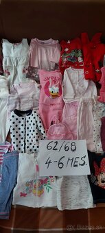 Balík dievčenského oblečenia 68+balík oblečenia darujem - 4