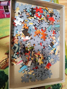 Raz poskladane puzzle Auta alebo spolu 2 puzzle topanka - 4