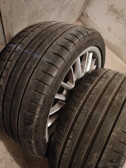 4ks alu disky orig. BMW 5x120 R18 dvojrozmer 7mm letné pneu - 4