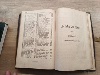 starožitný Zpewník ewangelický - Písne Duchovní 1902 - 4
