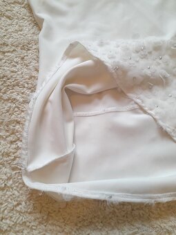 Dievčenské šaty so šifónovmi kvetmi č.146 - 4