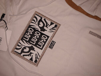 Liu jo dámske mikinové šaty biele - 4