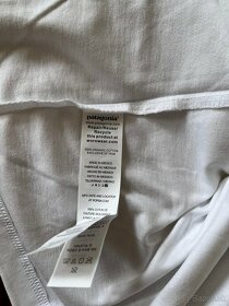 Biele Patagonia tričko s dlhým rukávom - 4