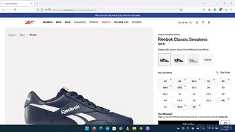 Reebok Classic Sneakers, Ľadvinka Reebok - 4