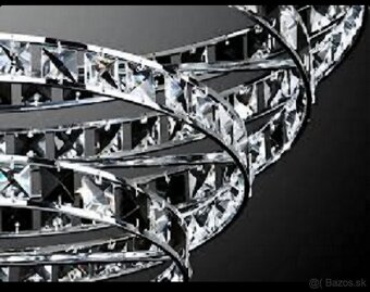 Predám LUXUSNÝ luster QUEEN PLAFONIERA CROMO DIAMANT - 4