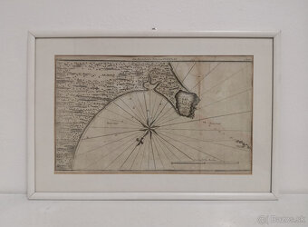 Starožitná mapa zálivu a skál Petatlan z roku 1749 - 4