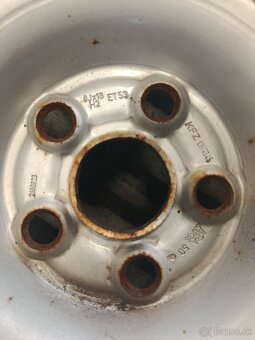 Plechové disky 5X112R16 stred 57.1 - 4