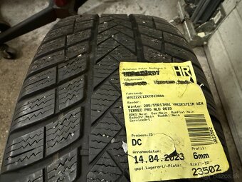 205/55 R17 zimné Vredestein 6mm - 2ks - 4