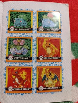 Pokémon nálepky plus album 1999 - 4