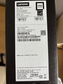 Notebook Lenovo Yoga 7 15ITL5 TOP STAV - 4