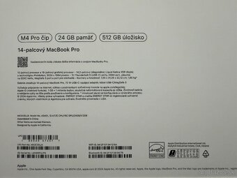 Raz vyskúšaný Macbook Pro 14” M4 Pro 24GB RAM - 4
