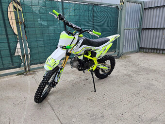 125cc Dirt Bike v neónovo zelenej farbe 17/14 - 4