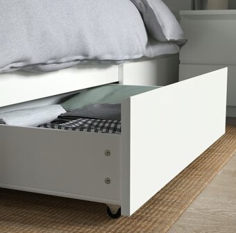 Postele IKEA MALM 90 x 200 cm + zásuvky - 4