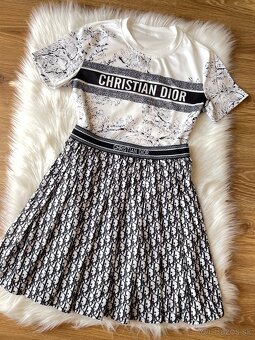 Christian Dior súprava - tričko +sukňa - 4