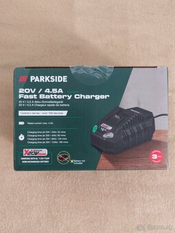 Parkside AKU 20 V/4 Ah PAP 20 B3 + Rýchlonabíjačka PLG 20 C3 - 4