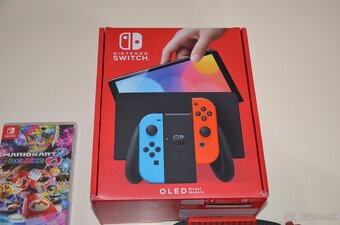 Nintendo Switch Oled - Neon blue/Neon red - 4