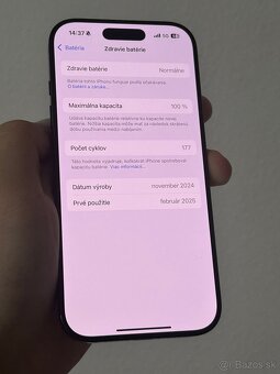 PREDANÉ Dobrý deň Ponúkam na predaj iPhone 16 PRO 128GB - 4