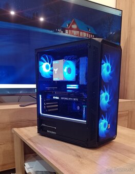 Herný kvalitný PC s RTX 3070+RYZEN 5+32GB RAM+ARGB+NVMe - 4
