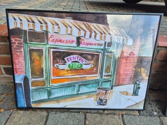 4x tlacene obrazy Friends, serial priatelia v rame - 4