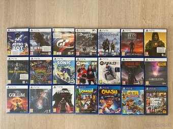 PREDAM/ VYMENIM PLAYSTATION 5 + 2 OVLADAČE + HRY - 4