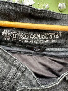 Moto nohavice jeans Trilobite 661 parado čierne veľ. 34W/32L - 4