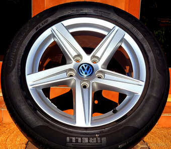 alu R16 5x112 orig. Audi + VW, Škoda Seat, pneu 205/55 TOP - 4