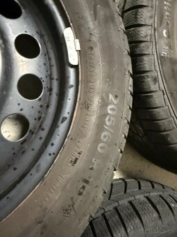 205/60 r 16 s plechovými diskami 5x114,3 et 50 - 4