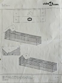 vidaXL Kurín 5x1x1,5 m, pozinkovaná oceľ - 4