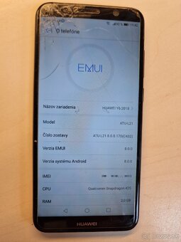 Huawei Y6 (2018), 2/16GB, ATU-L21, 16GB 2GB RAM, - 4