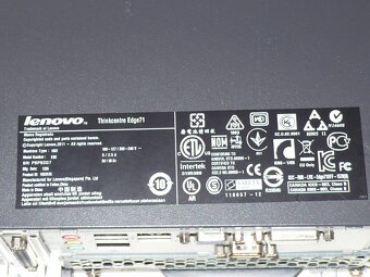 Predám Lenovo Thinkcentre Edge71 + bonus: príslušenstvo - 4