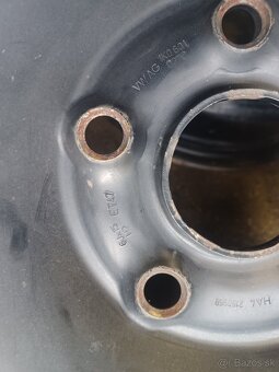 5x112, R15 plechové disky VW group - 4