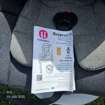 PETITE&MARS Autosedačka Reversal II Isofix Grey (0-18 kg) - 4