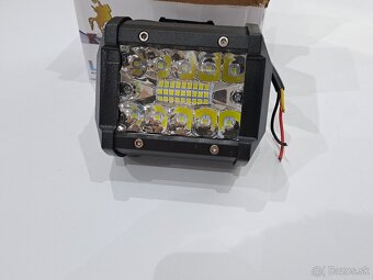 LED Pracovné svetlo 60W Diaľkove + držiaky - 4