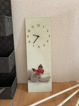Skrinka pod umyvadlo, so zrkadlom, luster, hodiny - 4