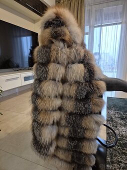 Damsky kožuch.vesta-dlhá aj krátka vesta sa dá odzipováť - 4