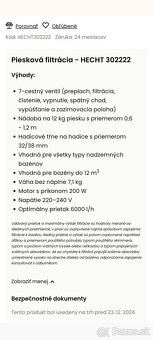 Piesková filtrácia Hecht - 4