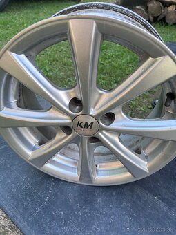 ALU Disky KM WHEELS 4x100 - 4