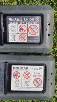 Predám DOLMAR - krovinorez + pila AKU - 4