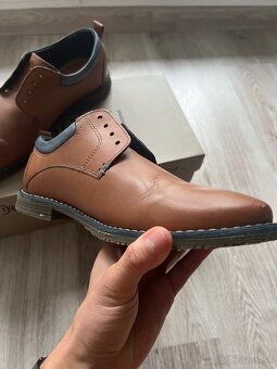 Pánske kožené poltopánky Lasocki for Men MB-STEVEN-02 – hned - 4