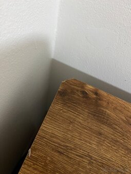 Kancelarsky stol dreveny hnedy - 4