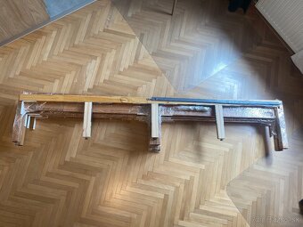 Predam dreveny ram postele 200x200cm + rosty - 4