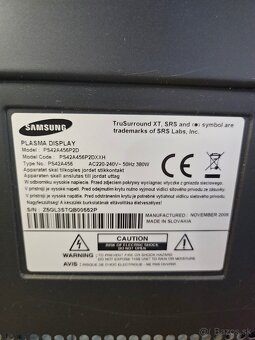 Samsung plasma TV PS42A456 - 4