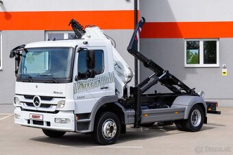MERCEDES ATEGO1224 HÁKOVÝ NOSIČ KONTAJNEROV HYDRAULICKÁ RUKA - 4