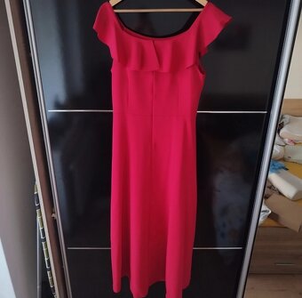 Červené spoločenské šaty - 4