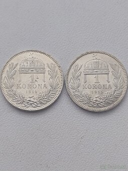 Mince 1 koruny F.J. - 4