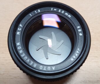 Auto Revuenon MFC 50mm 1:1.4 na Mamiya ZE - 4