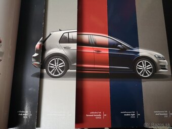 💚🚗Predám Katalóg Volkswagen Golf 7 2012 🏁✨ - 4
