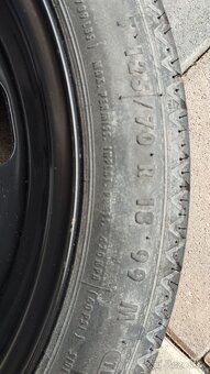 Dojazdove rezervne koleso SKODA VW AUDI 5X112 - 4