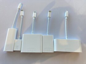 Originál APPLE redukcie / adaptéry USB-C to USB,HDMI,VGA, Th - 4