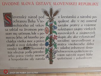 Predám dekoratívny obraz slov štát, od ľ Fullu - 4